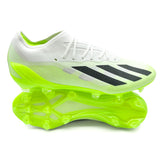 Adidas X Crazyfast.1 FG 'Crazyrush - Footwear White/Core Black/Lucid Lemon'