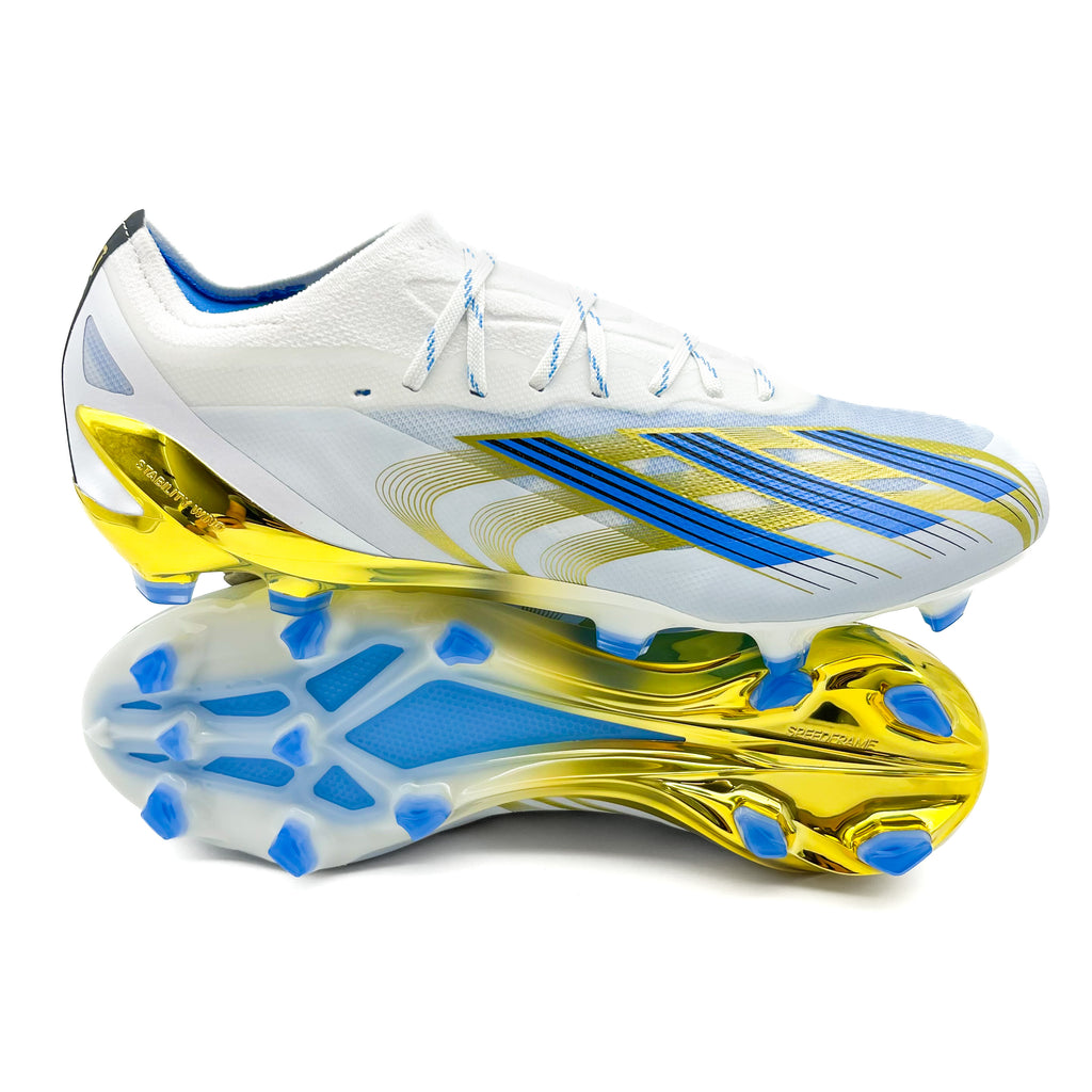 レジアイス　スター　ゴールドスター Adidas X Crazyfast.1 FG 'Las Estrellas - Footwear White/Pulse Blue