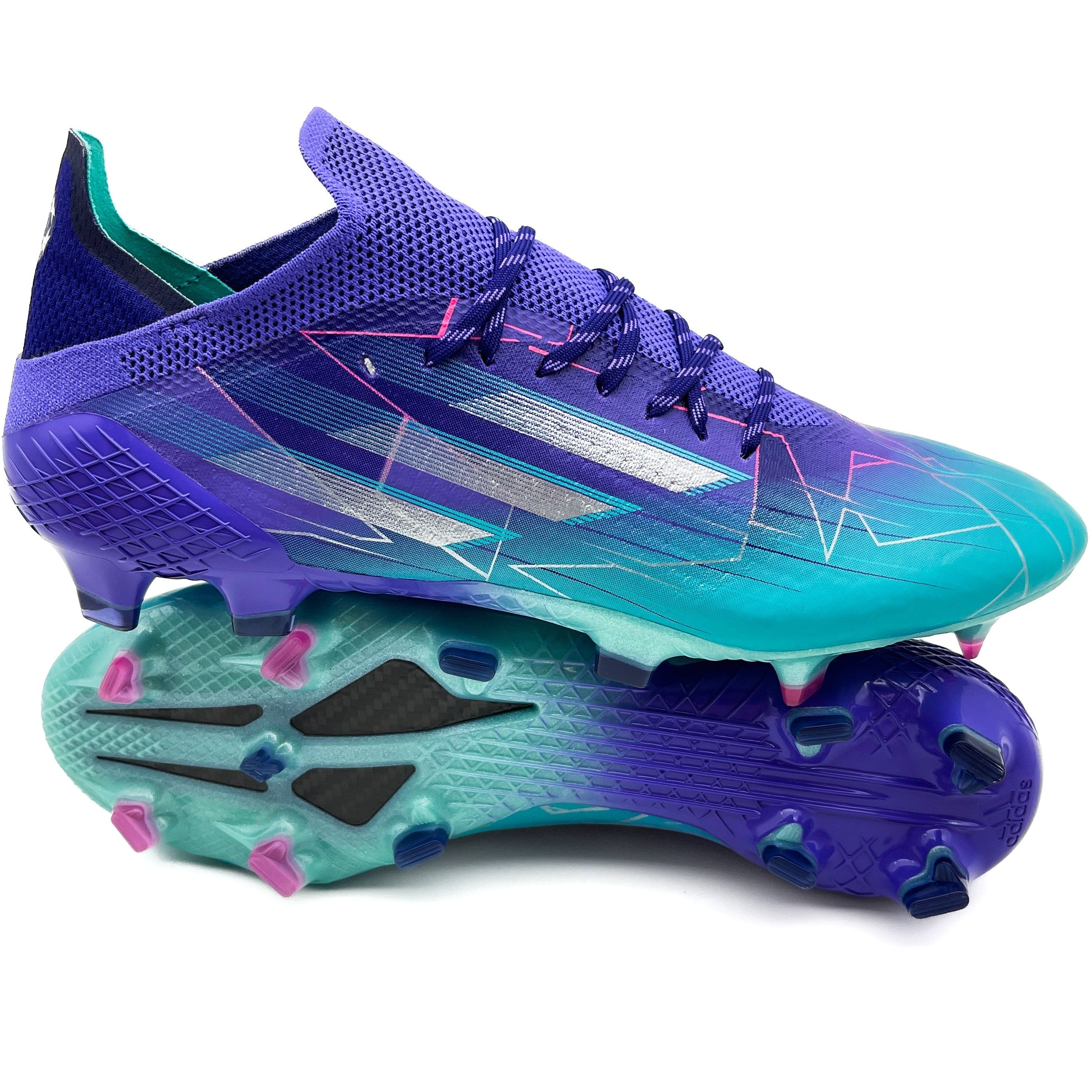 Champion Code Speedflow Adidas X Speedflow.1 FG ELITE 'Champions Code - Purple Rush/Silver Met ...