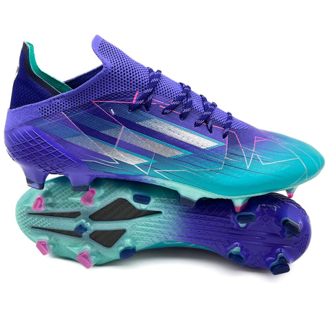 Adidas X Speedflow.1 FG 'Champions Code - Purple Rush/Silver Metallic/Mint Rush'