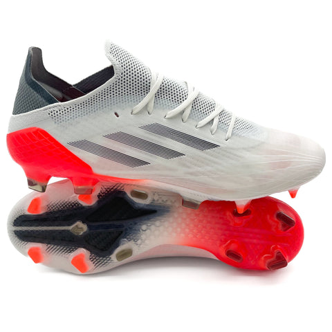 Adidas X Speedflow.1 FG 'WhiteSpark - Footwear White/Iron Metal/Solar Red'