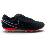 Nike Tiempo Legend VI AG - Elite NIKEiD - Black/White/Bright Crimson – Boots Plug, photo 2