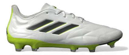 Adidas Copa Pure.1 FG - Elite Crazyrush - White/Core Black/Lucid Lemon – Boots Plug, photo 1