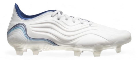 Adidas Copa Sense.1 FG - Elite Diamond Edge - White/Hi-Res Blue/Legend Ink – Boots Plug, photo 1