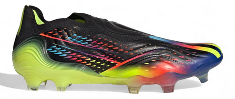 Adidas Copa Sense+ FG - Elite Al Rihla - Core Black/Bright Cyan/Solar Yellow – Boots Plug, photo 1