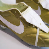 Custom Tongue Nike Premier FG ELITE 'Metallic Gold/White'