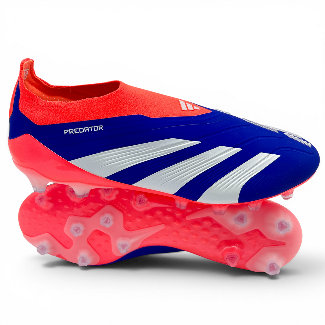 Adidas Predator Elite Laceless AG - Advancement - Lucid Blue/White/Solar Red – Boots Plug, photo 1