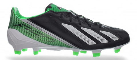 Adidas F50 adiZero III Leather FG - Elite Black/White/Green – Boots Plug, photo 1