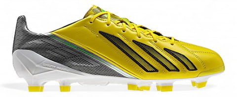 Adidas F50 adiZero III Leather FG - Elite Yellow/Black/White – Boots Plug, photo 1
