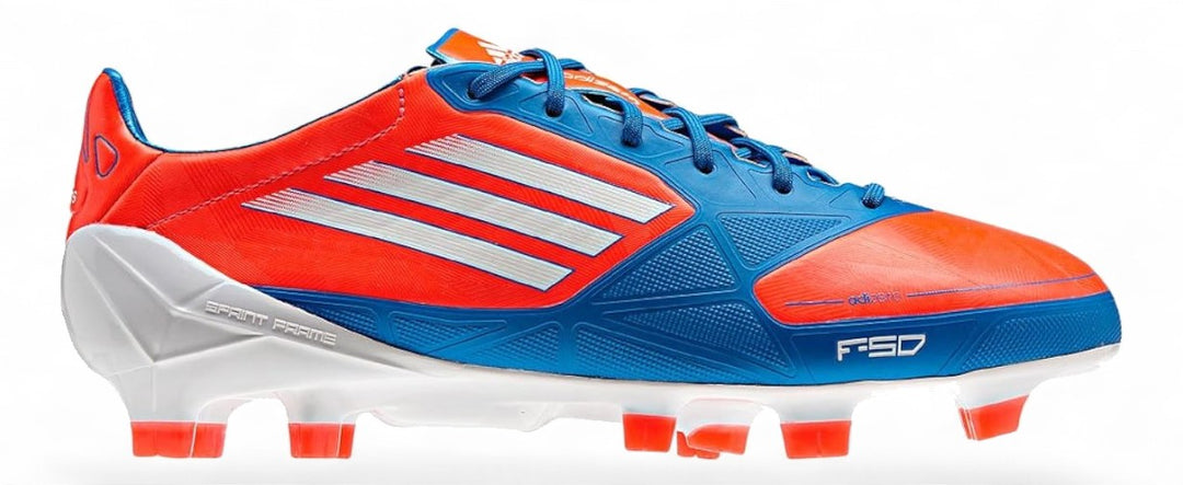 Adidas F50 adiZero Micoach FG - Elite Red/White/Blue – Boots Plug, photo 1