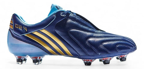 Adidas F50i Tunit Leather SG Messi - Elite Navy/Gold – Boots Plug, photo 1
