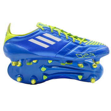 Adidas F50 Adizero II SG Leather - Elite Blue/White/Slime