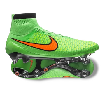 Nike Magista Obra SG-PRO - Elite Volt/Metallic Gold Coin/Black/Hyper Punch