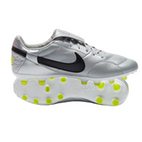 Nike Premier III FG - Argent métallisé/Noir/Volt