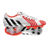 Adidas Predator Instinct FG - Blanc Élite/Noir Intense/Rouge Solaire