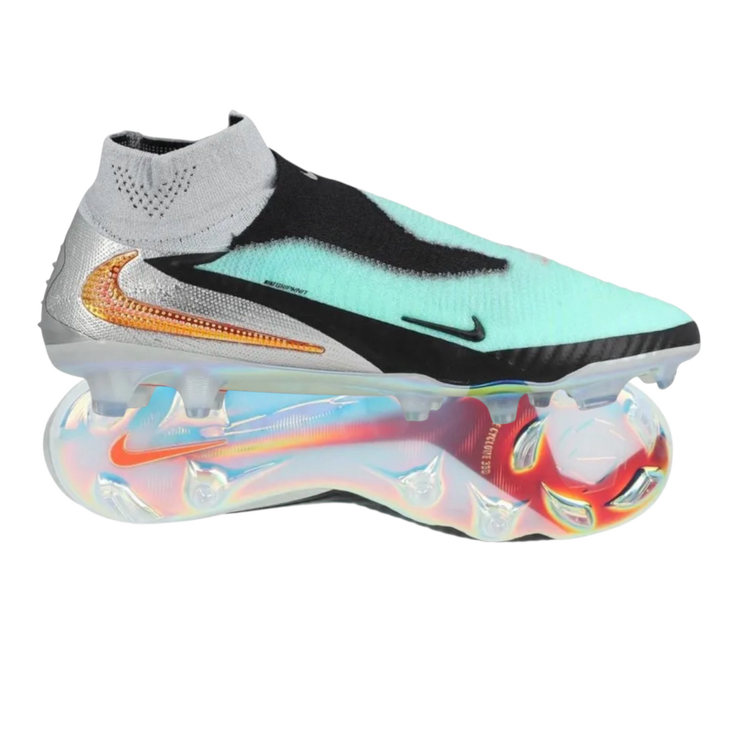Nike Phantom 6 High FG Limited Edition - Elite Hyper Turq/Chrome/Black/Total Crimson – Boots Plug, photo 1