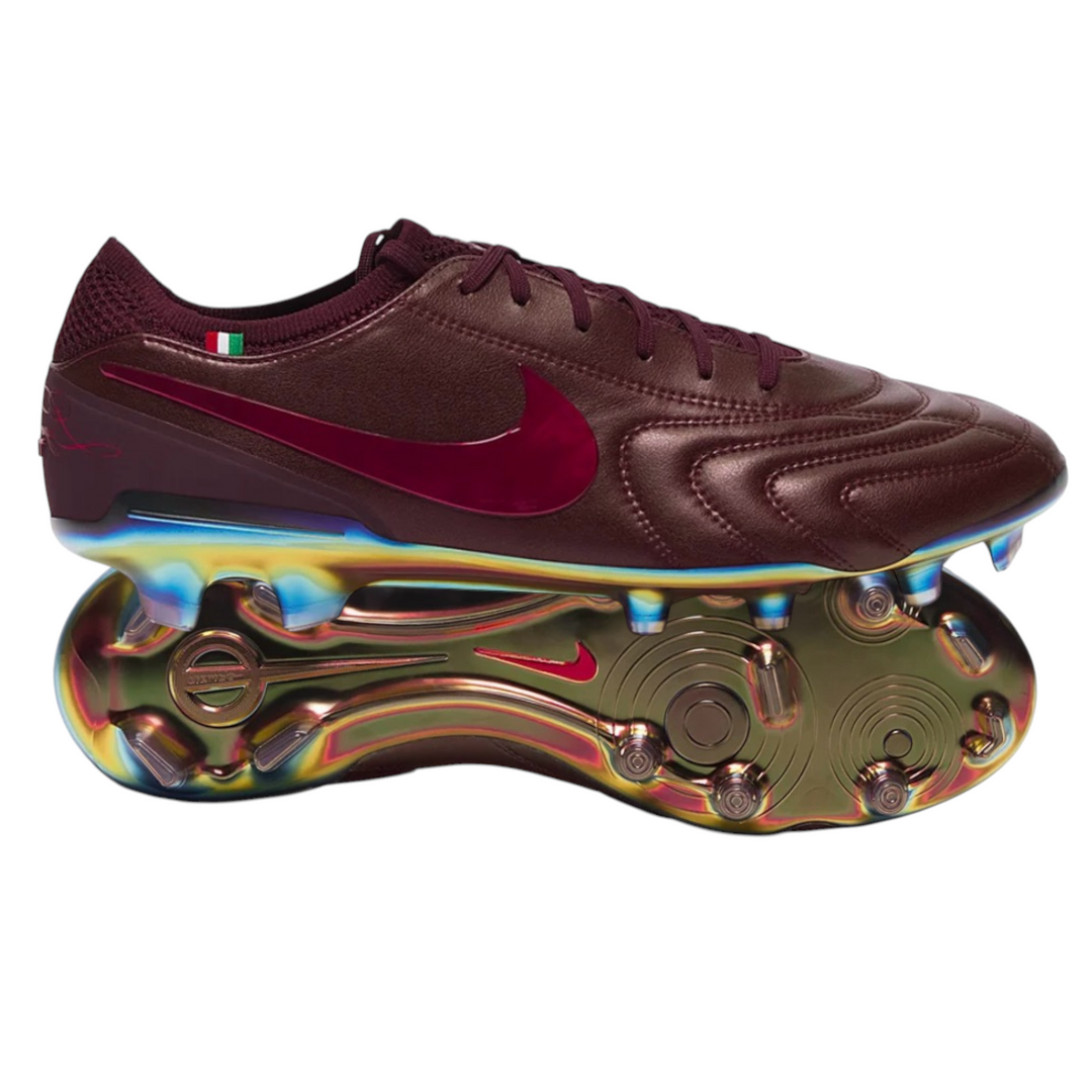 Nike Tiempo Legend 10 Elite FG - Luxe - Port Wine/Bright Crimson – Boots Plug, photo 1