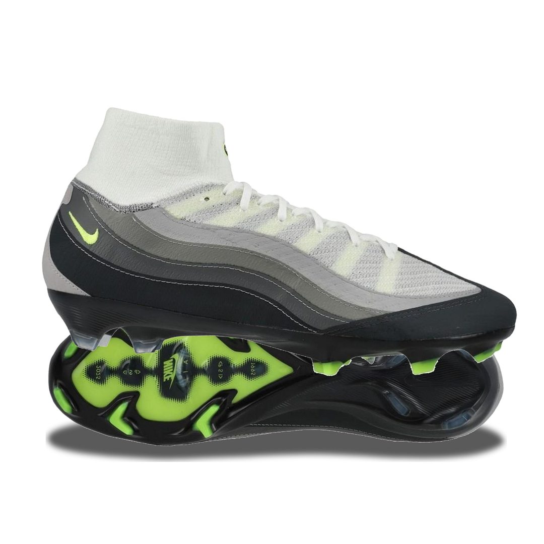Nike Mercurial Superfly 10 x Air Max 95 FG - Elite Black/Neon Yellow/Anthracite/Light Graphite – Boots Plug, photo 1