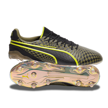 Puma King Ultimate X Porsche FG - Elite Olive Drab/Puma Black/Puma Gold