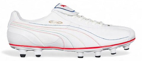 Puma King XL FG "White/Red"