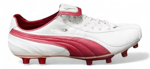 Puma King XL FG "White/Red"