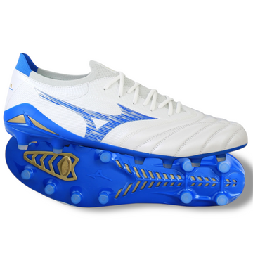 Mizuno Morelia Neo 4 Beta Japan FG Elite "Mugen - White/Laser Blue"