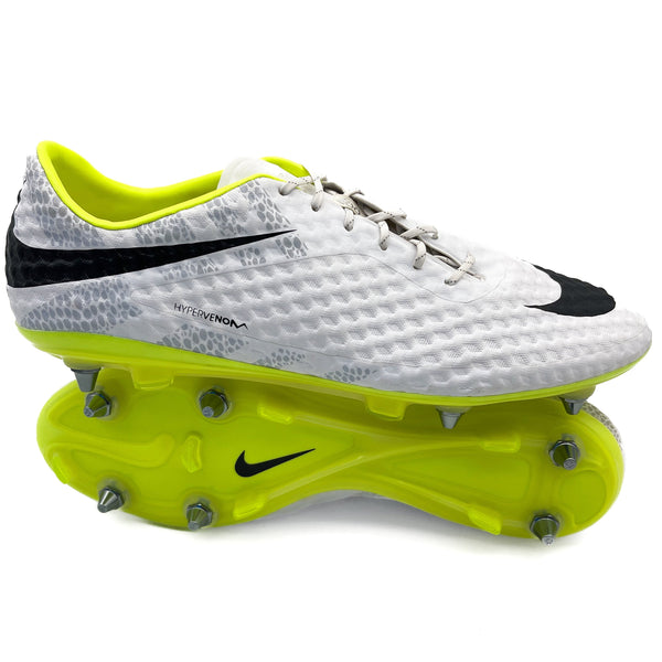 Nike Hypervenom サッカーシューズ ホワイト/イエロー Nike Hypervenom Phantom 1 SG-PRO Elite 
