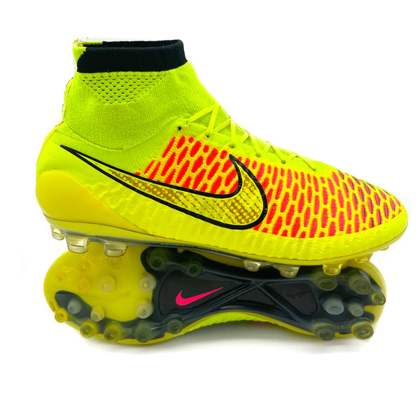 Nike Magista Obra 1 AG ELITE World Cup 'Volt/Metallic Gold Coin