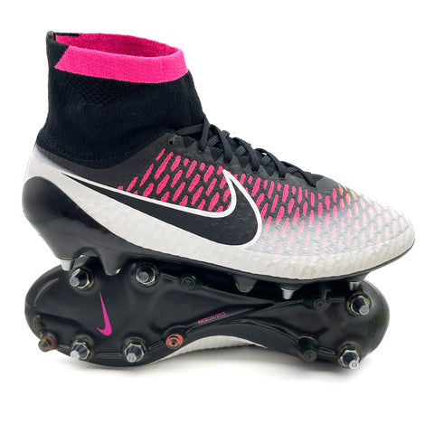 Nike Magista Obra 1 SG-PRO 'White/Black/Pink Blast'