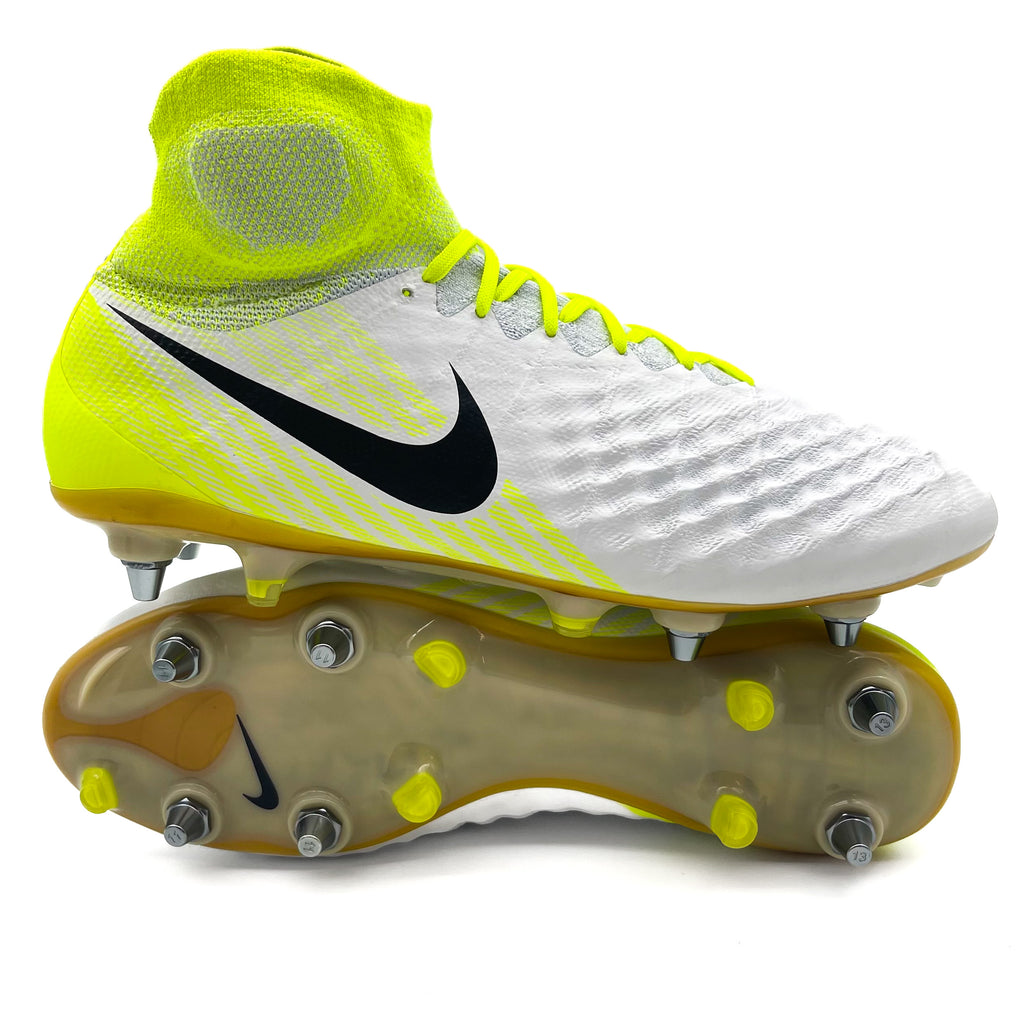 Nike Magista Obra 2 SG-PRO ELITE 'Motion Blur - White/Volt/Pure