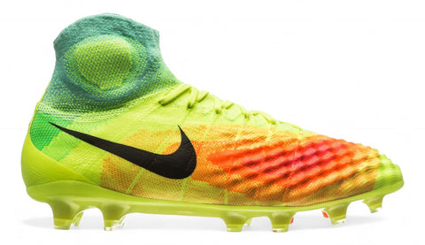 Nike Magista Obra II FG 'Volt/Black/Total Orange/Pink Blast/ HyperTurquoise'