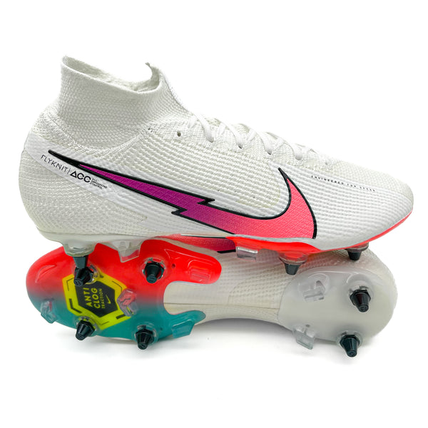 Nike Mercurial Superfly 7 SG ELITE AC 'Flash Crimson - White/Flash