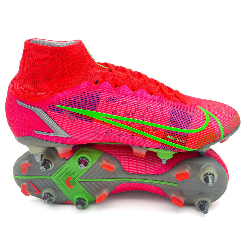 Nike Mercurial Superfly 8 SG-PRO ELITE 'Spectrum - Bright Crimson