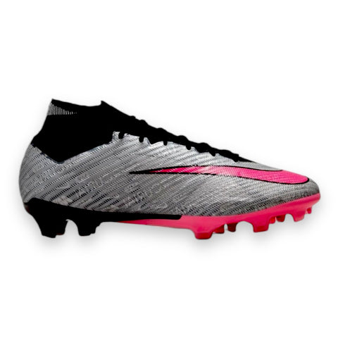 Nike Mercurial Superfly 9 FG - Elite XXV - Metallic Silver/Hyper Pink/Black – Boots Plug, photo 1