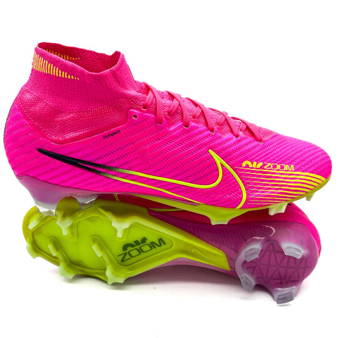 Nike Mercurial Superfly 9 FG Luminous 'Pink/Volt/Gridiron'