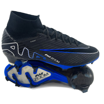 Nike Mercurial Superfly 9 FG ELITE 'Shadow - Black/Chrome/Hyper Royal'