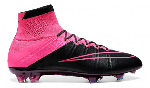 Nike Mercurial Superfly IV Leather FG - Elite Tech Craft - Black/Hyper Pink/Pink Pow – Boots Plug, photo 1