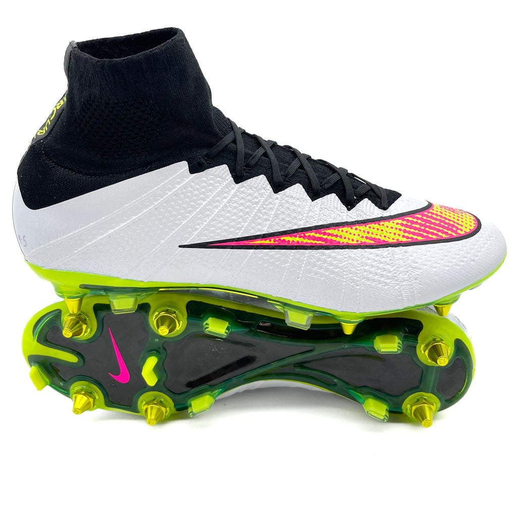 NIKE マーキュリアル IV SG + Ⅲ +Ⅳ Nike Mercurial Superfly IV SG-PRO ELITE 'White'/Volt/Black/Hyper