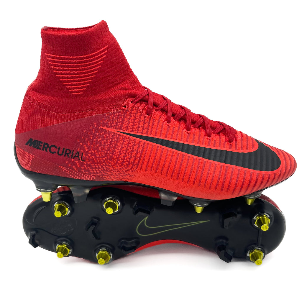 NIKE Mercurial Superfly Ⅴ DF SG-PRO AC Nike Mercurial Superfly V SG-PRO ACC 897797-802 Orange/Black Men
