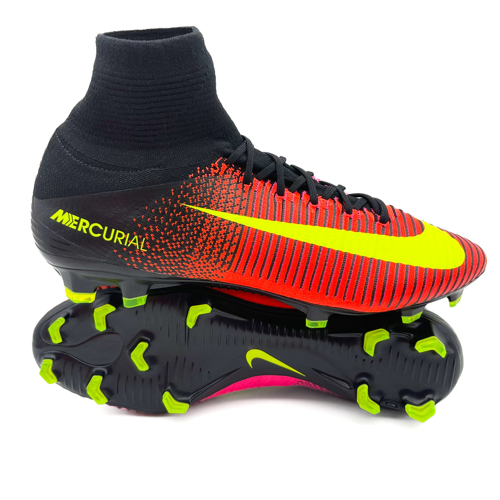 Nike Mercurial Superfly V FG ELITE 'Total Crimson/Volt/Black