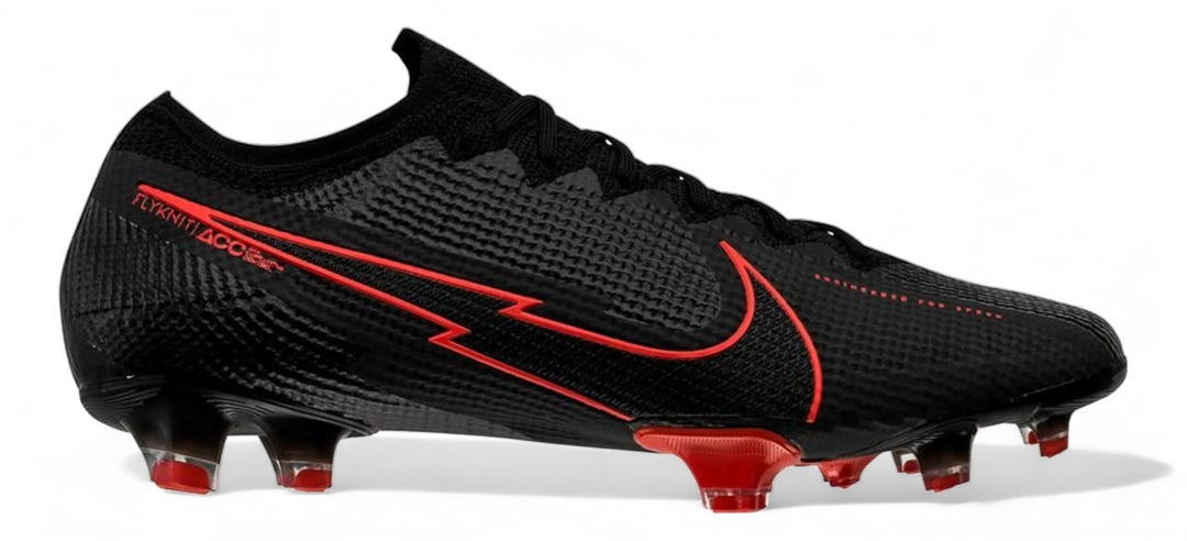 Nike Mercurial Vapor 13 FG - Elite Black X Chile Red - Black/Dark Smoke Grey/Chile Red – Boots Plug, photo 1
