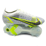 Nike Mercurial Vapor 14 SG 'Silver Safari - White/Black/Metallic Silver/Volt'