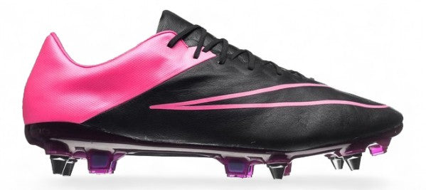 Nike Mercurial Vapor X Leather SG - Elite Black/Hyper Pink – Boots Plug, photo 1