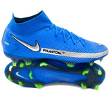 Nike Phantom GT FG DF 'Spectrum - Photo Blue/Metallic Silver/Rage Green'