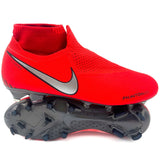 Nike Phantom Vision FG Elite "Game Over - Bright Crimson/Metallic Silver"