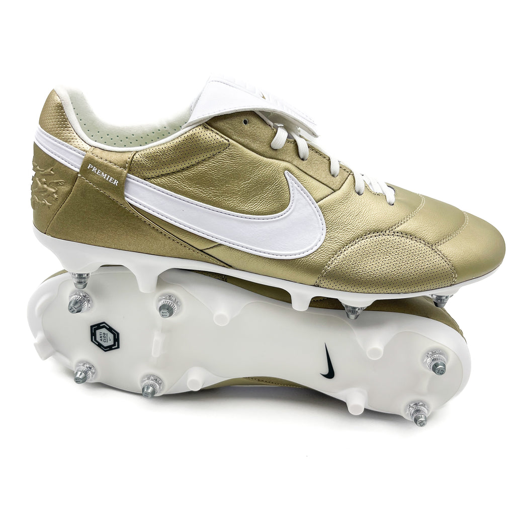 Nike Premier III SG ELITE 'Anti-Clog - Gold/White' – Boots Plug