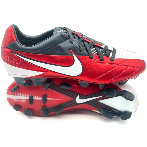 Nike T90 Laser IV KL FG - Elite Red/White/Anthracite – Boots Plug, photo 1