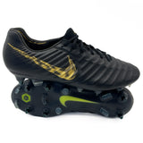 Nike Tiempo Legend 7 SG Elite AC "Black Lux - Black/Metallic Vivid Gold"
