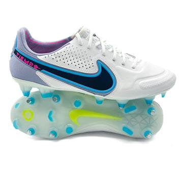 Nike Tiempo Legend 9 SG ELITE AC 'Blast - White/Black/Baltic Blue/Pink Blast'