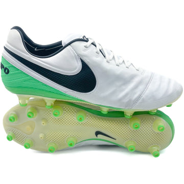 Nike Tiempo Legend VI AG - Elite Motion Blur - White/Black/Electro Green